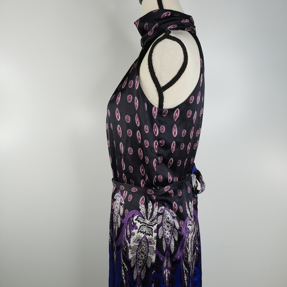 Muse Exclusively For Boston Proper Silk Paisley Print Summer Dress Sz 8. - Picture 5 of 13